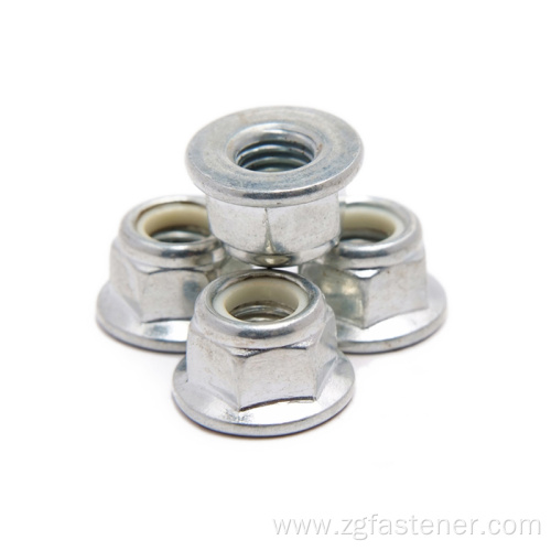 stainless steel flange nylon nuts